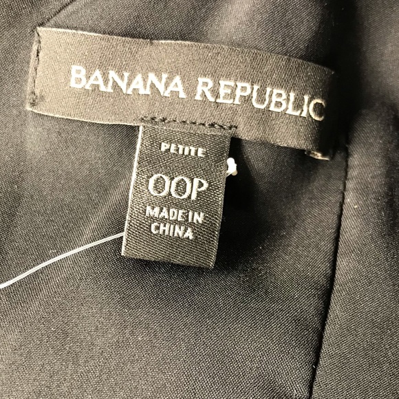 Banana Republic Black + Cream Dress Size 00P - Picture 8 of 8